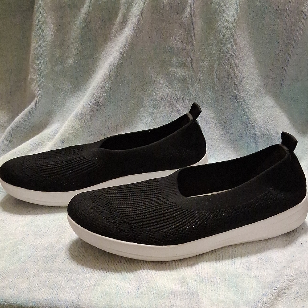 FitFlop ÜBERKNIT Slip-On Ballet Flat  Size 11